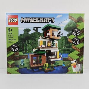 LEGO 21174 Minecraft The Modern Treehouse Building Set, 909 Pieces, New, Retired